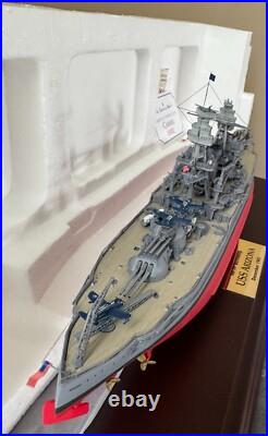 Danbury Mint USS Arizona BB-39 Battleship Model Dec 1941 Includes COA