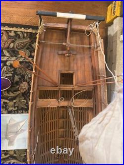 Dhow large-scale model ship 59 Height 62 Length. Hand crafted from scratch