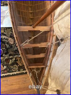 Dhow large-scale model ship 59 Height 62 Length. Hand crafted from scratch