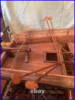 Dhow large-scale model ship 59 Height 62 Length. Hand crafted from scratch