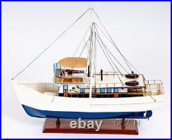 Dickie Walker Model Ship Ready for Display