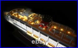 Disney Dream with Lights Handcrafted Wooden Ship Model 40