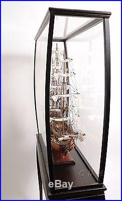 Display Case 40 Cabinet Wood and Plexiglass for Tall Ship, Yacht, Boat Models