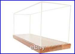 Display Case Wooden Cabinet Acrylic Glass 27.75 For Midsize Boats Ships Models