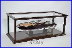 Display Case for Model Boat 36 Wooden display case for Ship and Boat Model