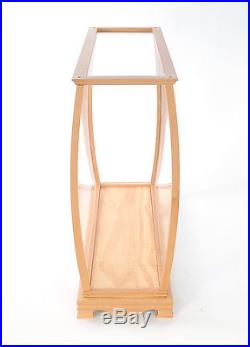 Display Wooden and Plexigass Case 36 Cabinet for Midsize Tall Ship Clear Finish