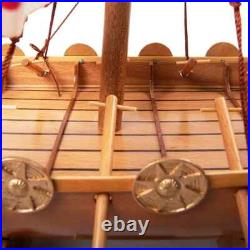 Drakkar Dragon Viking Longship Wooden Ship Model Boat 25 Assembled Sailboat New