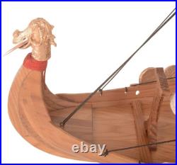 Drakkar Dragon Viking Longship Wooden Ship Model Small 15 Fully Built Sailboat
