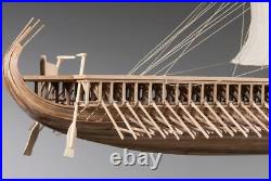 Dusek D004 Greek Trireme Wooden Model Ship Kit, Scale 172