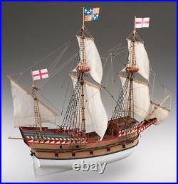 Dusek D017 Golden Hill Wooden Model Ship Kit, Scale 172