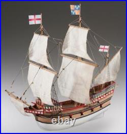 Dusek D017 Golden Hill Wooden Model Ship Kit, Scale 172