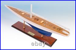 ENTERPRISE WOODEN MODEL Yacht Ship Boat Sailboat Gift Special Edition
