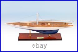 ENTERPRISE WOODEN MODEL Yacht Ship Boat Sailboat Gift Special Edition