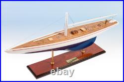 ENTERPRISE WOODEN MODEL Yacht Ship Boat Sailboat Gift Special Edition