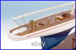 ENTERPRISE WOODEN MODEL Yacht Ship Boat Sailboat Gift Special Edition