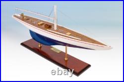 ENTERPRISE WOODEN MODEL Yacht Ship Boat Sailboat Gift Special Edition
