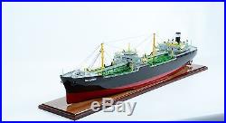 ESSO GLASGOW Tanker 38 Wooden Model Ship N Scale 1160 for Train Layout