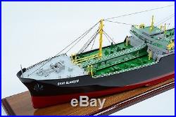 ESSO GLASGOW Tanker 38 Wooden Model Ship N Scale 1160 for Train Layout