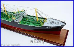 ESSO GLASGOW Tanker 38- Wooden Model Ship N Scale 1160 for Train Layout