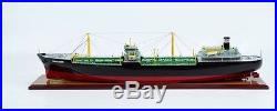 ESSO GLASGOW Tanker 38- Wooden Model Ship N Scale 1160 for Train Layout