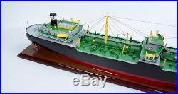 ESSO GLASGOW Tanker Waterline 38- Wooden Model Ship N Scale for Train Layout