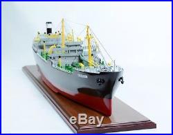 ESSO GLASGOW Tanker Waterline 38- Wooden Model Ship N Scale for Train Layout
