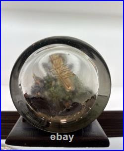Early's 19th Century Model Ship Diorama Within A Bottle Circe 1918 Very Rare