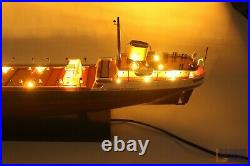 Edmund Fitzgerald Model Ship With Lights