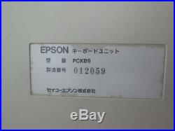 Epson PC 486SE Keyboard Model PCKB9 for Sodick Wire CNC EDM. Free Shipping