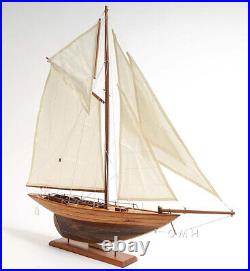 Eric Tabarly's Pen Duick Wooden Sailboat Model 24 Yacht Fully Assembled New