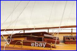 Eric Tabarly's Pen Duick Wooden Sailboat Model 24 Yacht Fully Assembled New