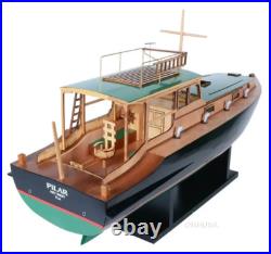 Ernest Hemingway's Pilar Fishing Boat Wooden Model 27.5 Motor Yacht New