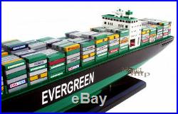 Evergreen Container Ship Model ready for display