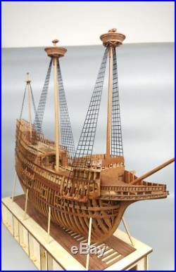 Exclusive 148 Full Rib Wooden Sailing ship DIY Model Kit boat for adults PRO