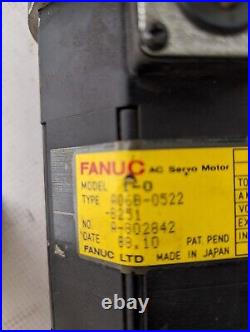FANUC Model 1-0 AC Servo Motor A06B-0522-B251 90V 3PH 8 Pole Free Shipping