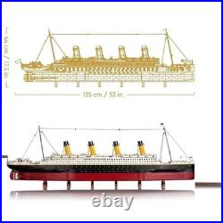 FREE SHIPPING Titanic Cruise Boat Ship Model 9090pcs Building Blocks Toy Set