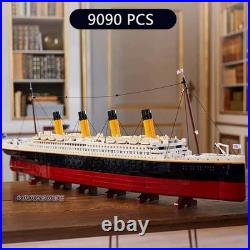 FREE SHIPPING Titanic Cruise Boat Ship Model 9090pcs Building Blocks Toy Set