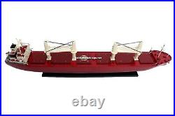 Federal Biscay Cargo Ship Handmade Wooden Ship Model