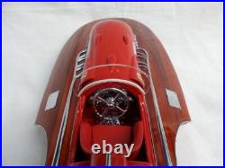 Ferrari Hydroplane 20 Beautiful Wooden Model Boat L50 Xmas Gift Free Shipping