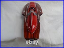 Ferrari Hydroplane 20 Beautiful Wooden Model Boat L50 Xmas Gift Free Shipping