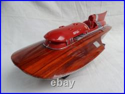 Ferrari Hydroplane 20 Beautiful Wooden Model Boat L50 Xmas Gift Free Shipping