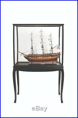 Floor DISPLAY STAND CASE for Large Collectibles Ship Yacht Boat Model Decor Wood