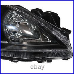 For 10-13 MAZDA 3 Pair Black Housing Clear Corner Projector Headlight US Ship