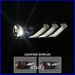 For 18 19 2020 2021 2022 Ford Mustang with Factory LED Headlight Models Front Lamp