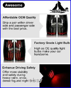 For 2007-2014 Chevy Suburban 15/2500 Tahoe LED Brake Lamp Tail Lights