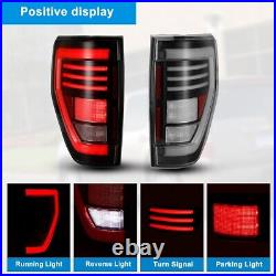 For 2009-2014 Ford F150 F-150 LED Tail Lights Sequential Brake Lamps Left &Right