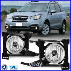 For 2017 2018 Subaru Forester Fog Lights Front Bumper Lamps withWiring+Switch Pair