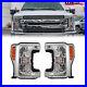 For-2017-2019-Ford-F250-F350-F450-Super-Duty-Chrome-Clear-Projector-Headlights-01-wk