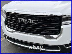 For 2020-2023 GMC Acadia Gloss Black Grille Grill Overlay Clip On Trim Mesh 3PC
