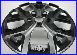 For Grand Cherokee L Limited 2021-2022 Black 18 Wheel Skins Hub Caps Rim Covers